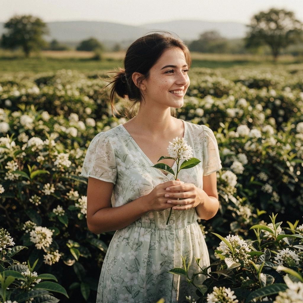 A fehér tea elkészítése, amely megőrzi a levelek természetes szépségét és ízét.